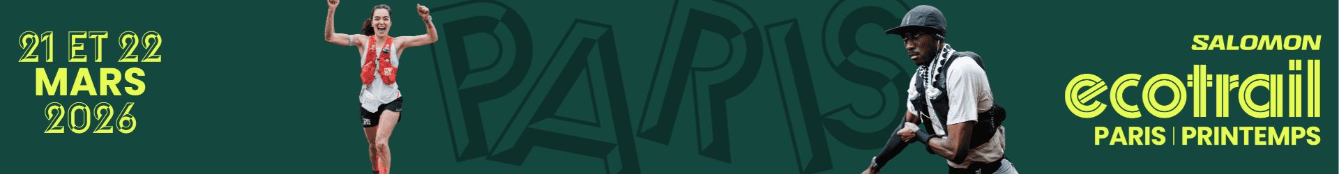 Salomon EcoTrail Paris banner ambilight