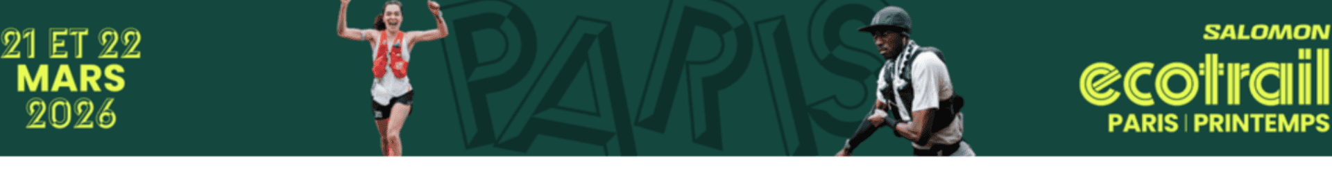Salomon EcoTrail Paris banner ambilight